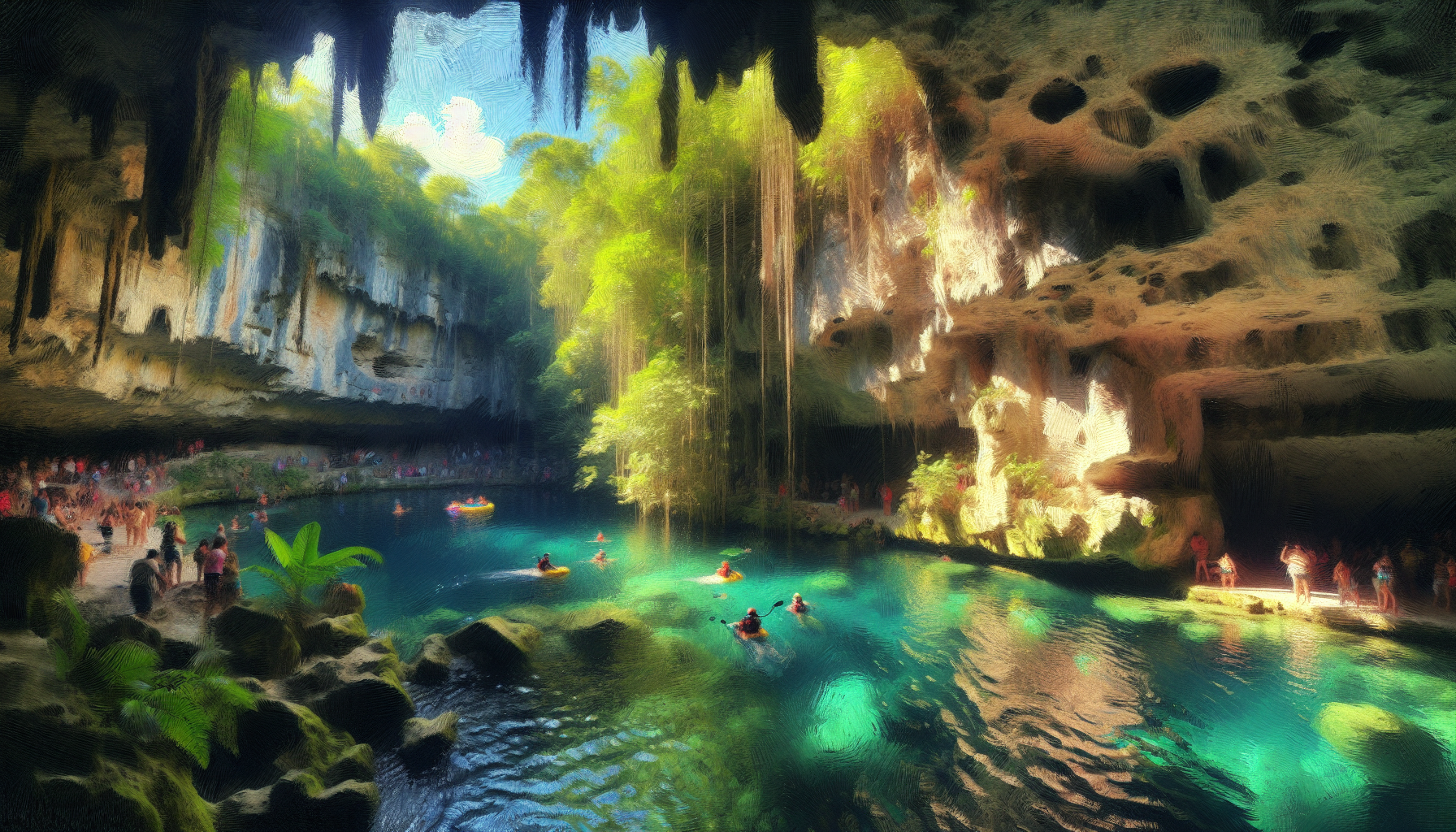 Cenotes no México: Aventura nas Águas Cristalinas