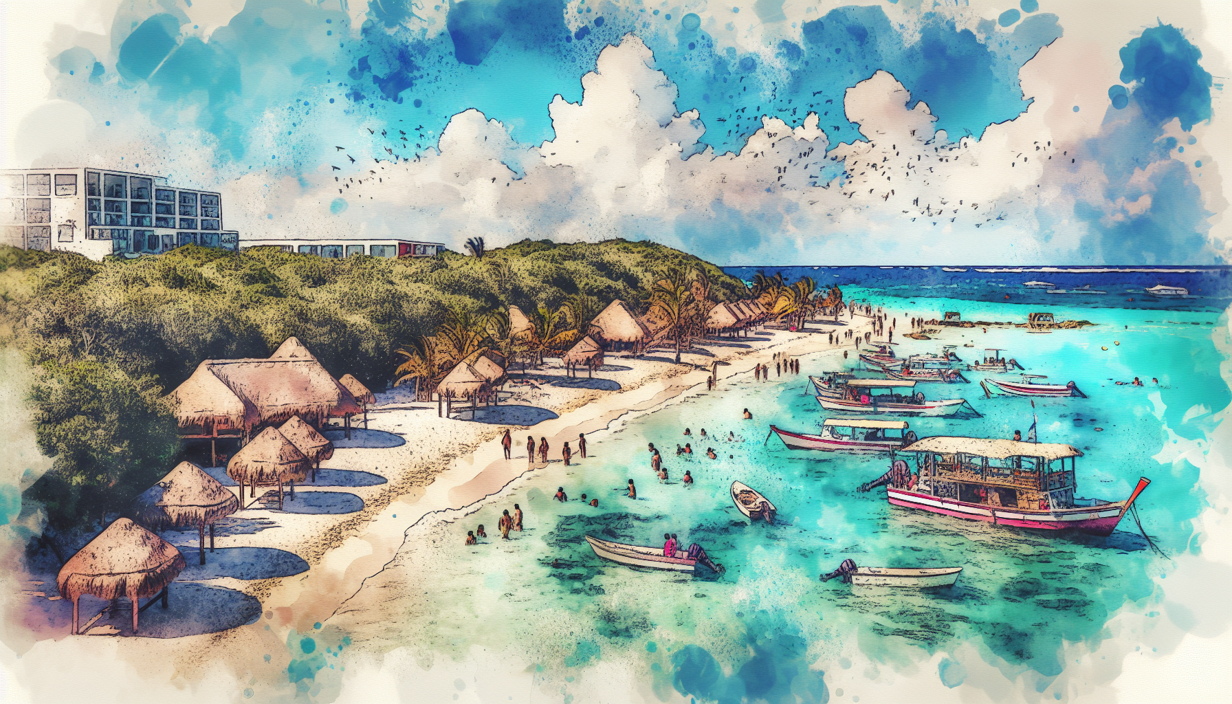 Descubra a Praia Pescadores em Tulum, Quintana Roo, México