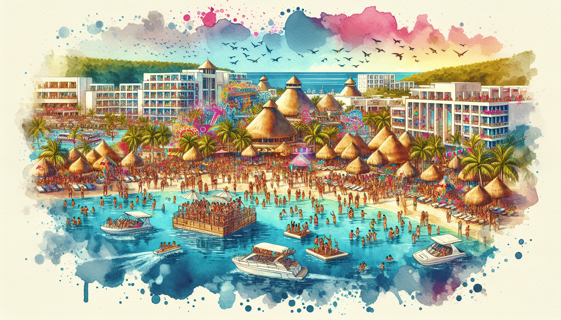 Spring Break em Cancun: A Euforia de um Destino de Festas