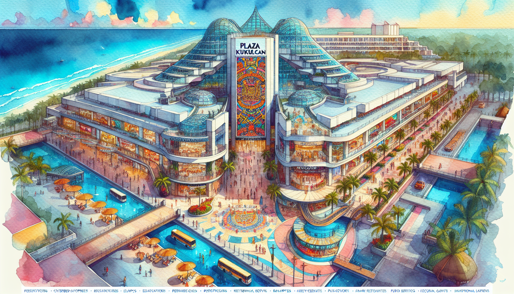 Descubra a Plaza Kukulcan: O Coração Comercial de Cancun