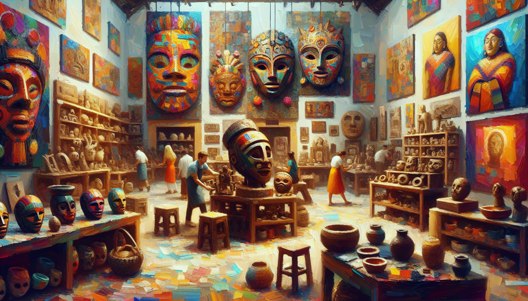 Explorando o Museu de Arte Popular em Cancun