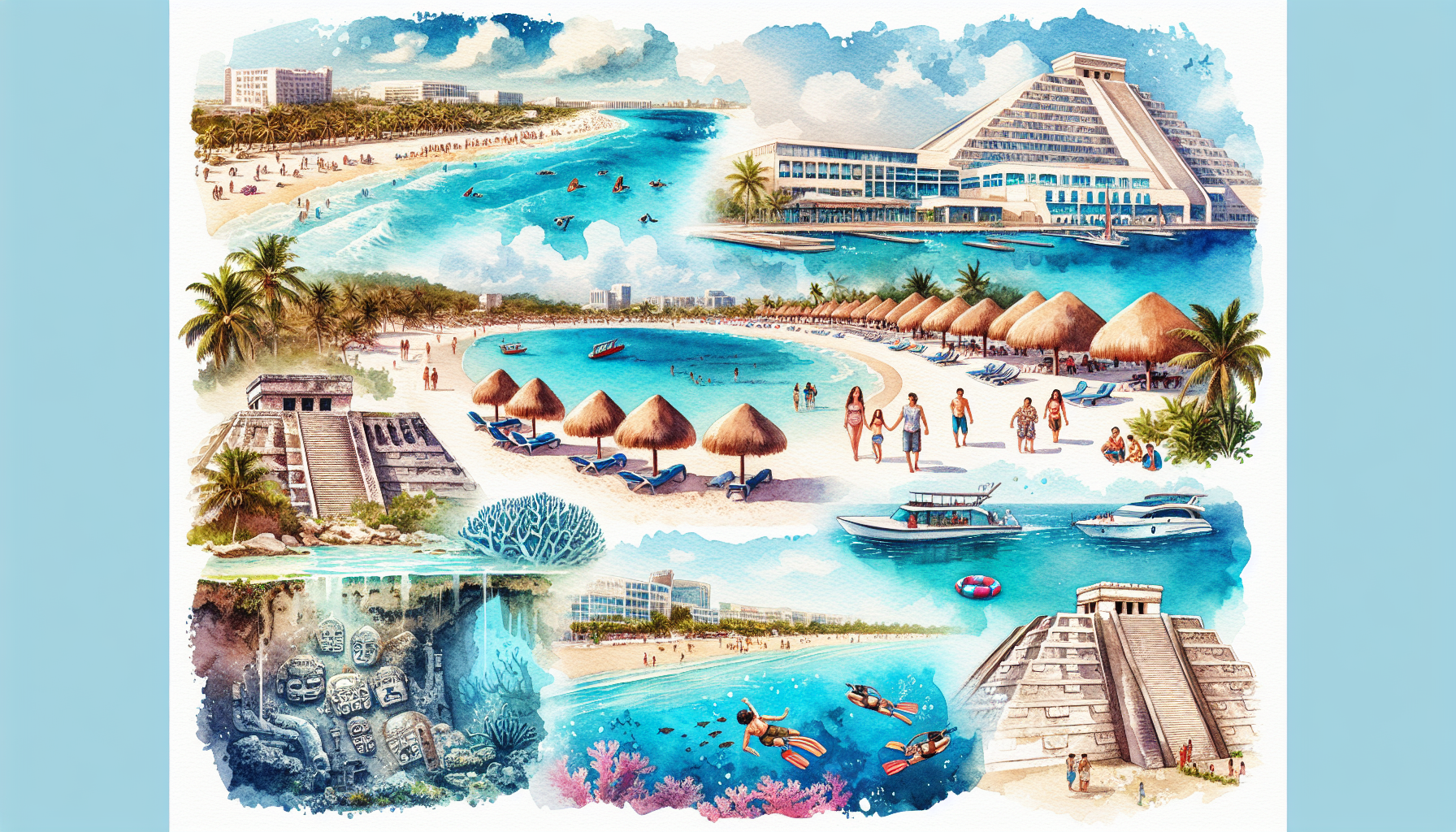 Explorando Cancun: Aventuras e Encantos na Cidade do Sol