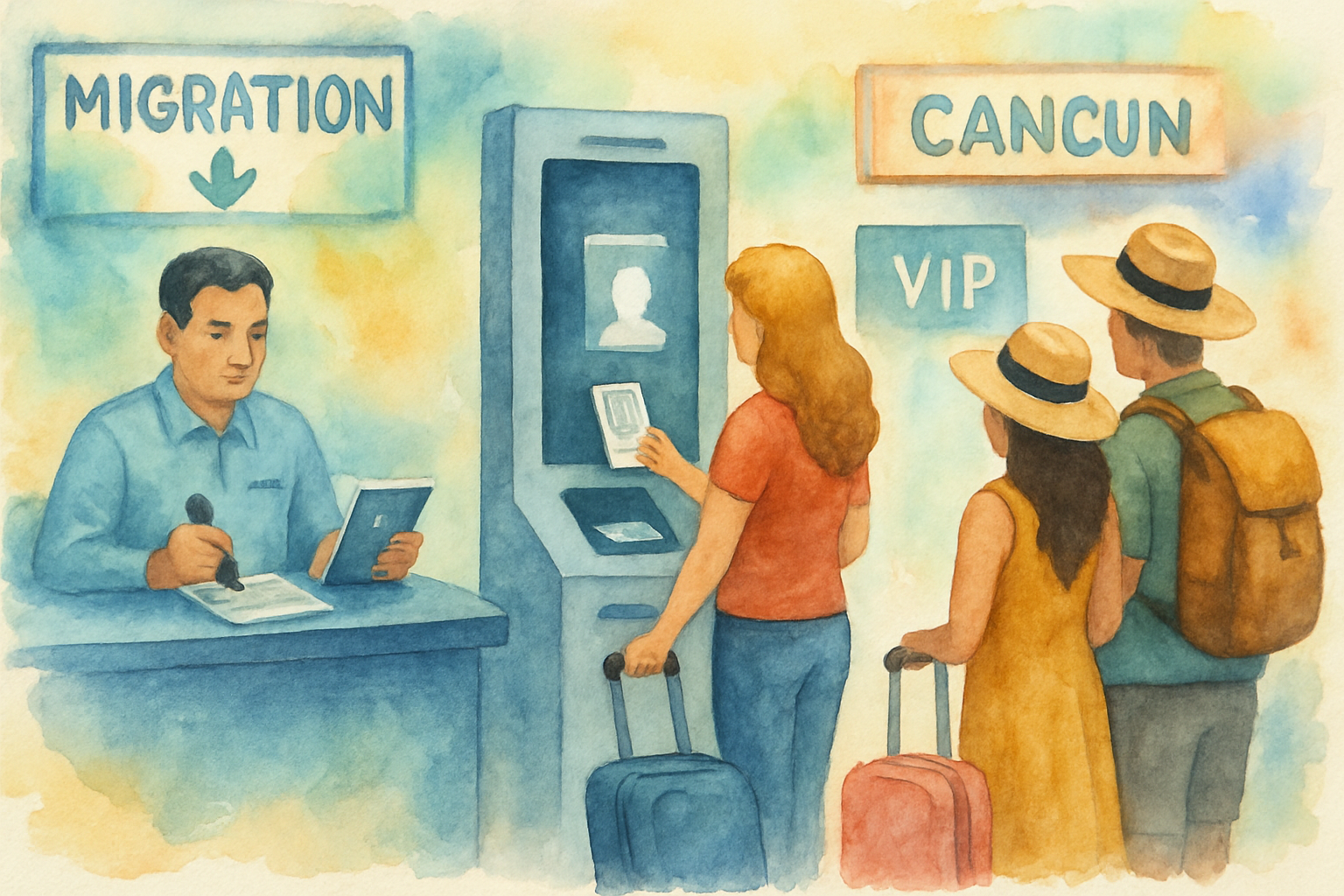 A Imigração no Aeroporto Internacional de Cancun: Um Processo Modernizado para Turistas