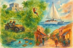 Descubra as Maravilhas de Playa del Carmen em 2 Dias