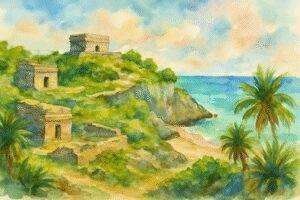 Explorando as Ruínas de Tulum: Patrimônio Histórico da Civilização Maia