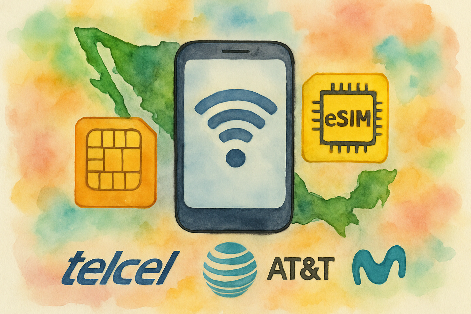 Entendendo as Vantagens do SIM Físico e eSIM no México
