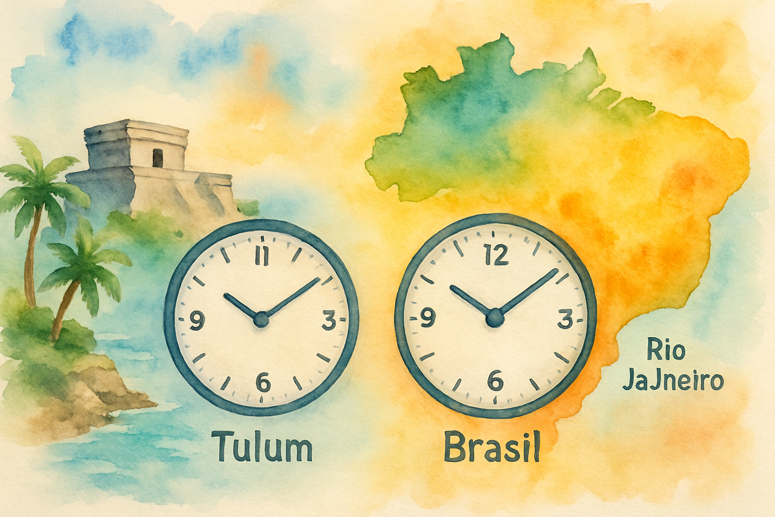 Diferença de Horário entre Tulum e Brasil: O que Você Precisa Saber